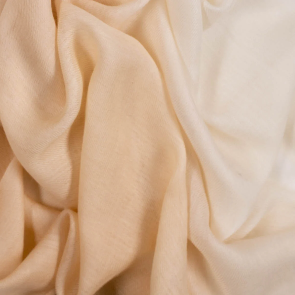 Whipped Cream Shaded Cashmere and Silk Wrap - Image 6