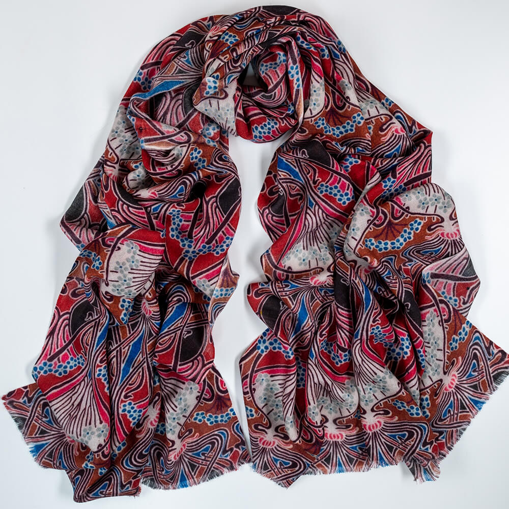 The Liberty ‘Art Nouveau’ Quintet - Ianthe Cashmere and Silk Wrap - Image 4