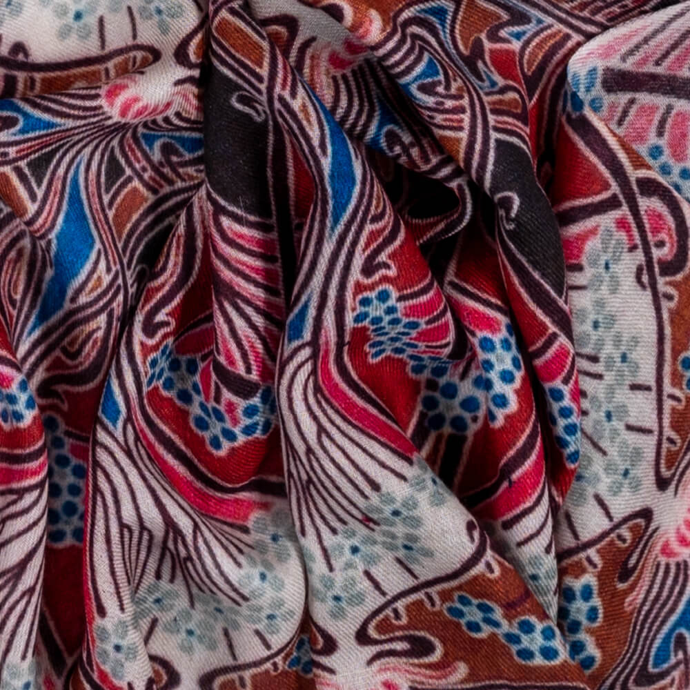 The Liberty ‘Art Nouveau’ Quintet - Ianthe Cashmere and Silk Wrap - Image 5