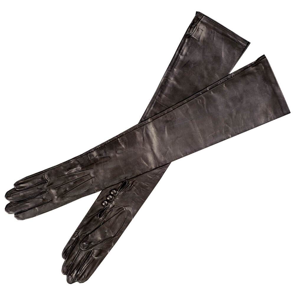 Long Leather Gloves - Image 3