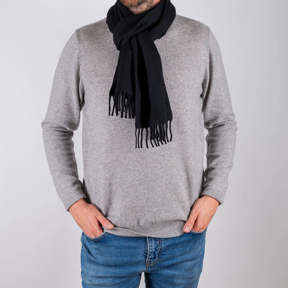 Burlington Black Cashmere Scarf - Image 3