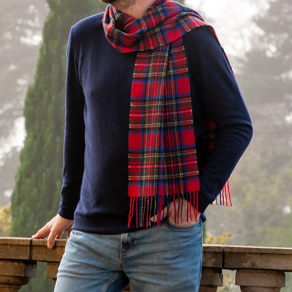 Royal Stewart Cashmere Scarf - Image 3