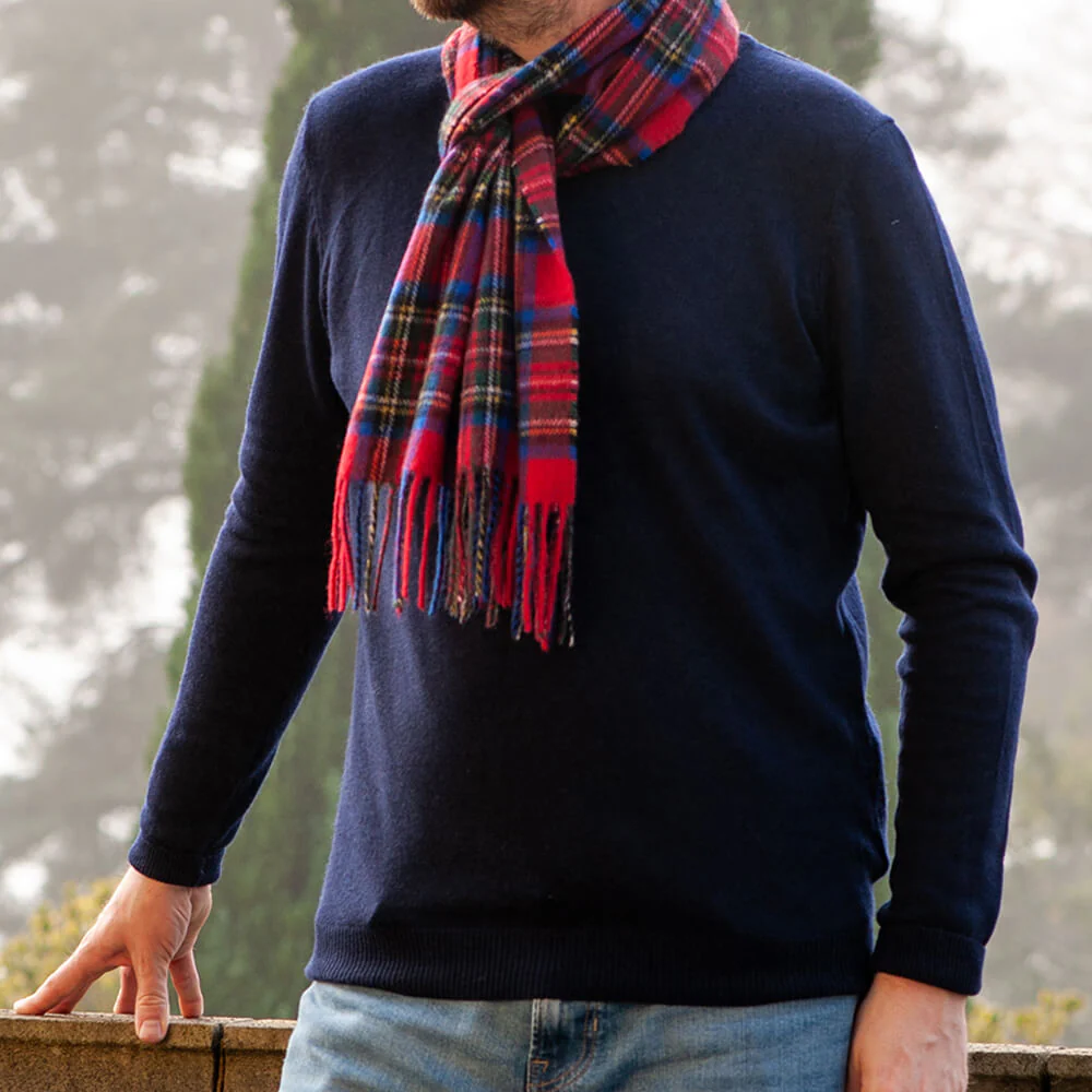 Royal Stewart Cashmere Scarf - Image 5